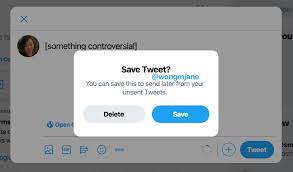 I don't think drafts of tweets are saved. Twitter S Web App Might Start Letting You Save Drafts Digital Information World