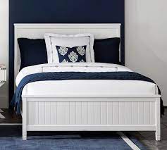 Beadboard Platform Bed White Beadboard Bedroom Furniture Bed