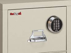 Let our team know and we'll get it taken care of asap. Fireking Fireproof Filing Cabinets Safes Lock Options