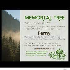 Missing My Dog So Much R W G Ferny 4 15 05 12 27 17 Memorial Tree Planting Memory Tree Unique Trees