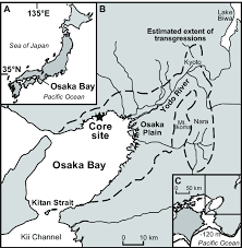 Osaka, kinki, japan, asia geographical coordinates: Fig S1 Maps Showing Location Of Osaka Bay Japan A And The Osaka Download Scientific Diagram
