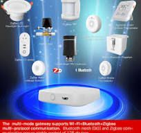 New 2nd Generation Multi-Mode Smart Home Gateway ZigBee WiFi Bluetooth Mesh  Hub