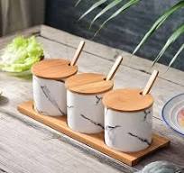 Marble spice jar