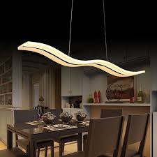 40w 56w Led Pendant Lights Modern Kitchen Acrylic Suspension Hanging Ceiling Lamp Dining Table L Dinning Room Lighting Unique Dining Room Office Ceiling Design