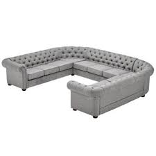 Xxl ecksofa u form ledersofa sofa polster couch leder textil usb wohnlandschaft. Big Chesterfield Xxl U Form Wohnlandschaft In Echtleder Oder Samt Gunstig Kaufen
