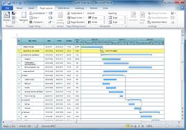 Gantt Chart Templates For Word