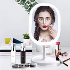 Lasuavy lighted make up mirror. Juhefa Led Makeup Mirror Rechargeable Portable Vanity Mirror With Lights Touch Screen Switch 180 Degrees Free Rotation Buy Online In Bahamas At Bahamas Desertcart Com Productid 126689293