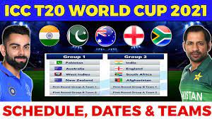 T20 world cup schedule begins on 18th october until sunday 15th november 2021. T20 World Cup 2021 Full Schedule Teams Venue Hosting Details Youtube