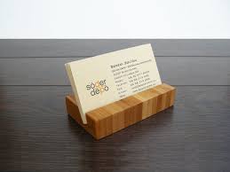 4.8 out of 5 stars 275. Wood Business Card Holder Bamboo Business Card Etsy