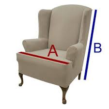 My Wing Chair Has Square Cushion Can I Use T Cushion Slipcover Slipcovers For Chairs Vintage Wingback Chair Furniture Upholstery