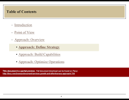 Https Flevy Com Browse Business Document Services Growth And Effectiveness Approach 736 Ref Documentsfiles Approach Optimization Growth