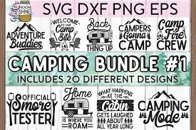 Freesvg.org offers free vector images in svg format with creative commons 0 license (public domain). Camping Bundle Of 20 1 Svg Dxf Png Eps Cutting Files 275130 Cut Files Design Bundles