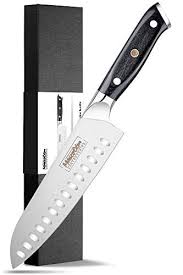 Mascot Xm Santoku Couteau Cuisine Couteau Chef Japonais Couteau Sushi 17cm Couteau Creux Couteau Forge Allemand Hc Acier I Icing Spatula Spatula Turner Spatula