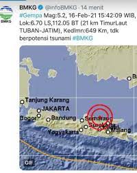 Nasional • 54 menit yang lalu kpk akan dalami hubungan edhy prabowo dengan bellaetrix nasional 2 jam yang lalu nias dan maumere diguncang gempa jelang malam tahun baru nasional. Gempa Bumi Magnitudo 5 2 Guncang Tuban