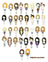 Kunst Zeichnungen Cute Cartoon People By Tumblinggirl Liked On Polyvore Artdrawings Best Art Pins Cute Cartoon Drawings Cartoon People Kawaii Girl Drawings Hi, here's an easy step by step drawing tutorial of how to draw a kawaii girl, you can follow the steps in the video or use the pictures below, you can also print all the steps and the coloring page. pinterest