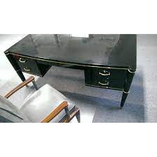 Entdecken sie ihren neuen begleiter für viele design konsole black desk 120cm schwarz hochglanz bürotisch. Schreibtisch Schwarz Hochglanz Art Deco Stil 115365 Justiz Auktion
