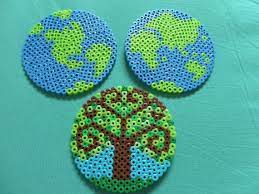 earth day perler bead coasters going green perler beads designs hama beads design hama beads patterns