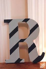 Diy Gift Ideas Decorated Wooden Letters The Home Depot Wooden Letters Decorated Wooden Letters Wood Letters Decorated