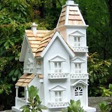 Wooden bird houses, long lasting and safe for birds. Decorative Birdhouses Yard Envy