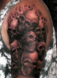 30 Simple And Easy Tattoo Designs For Men Plus Lifestyles Skull Sleeve Tattoos Skull Tattoo Design Skull Tattoos