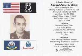 Remains Returned List WWII