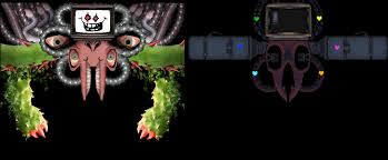 Photoshop flowey (also known as omega flowey and god flowey by fans, and flowey x in the game's code), is the entity created when flowey absorbs the six human souls at the end of a neutral route. Undertale Science Behold The Framework Of Photoshop Flowey With 6
