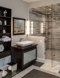 Guest bathroom design with patterned wall tile. Guest Bathroom Styling Decorist