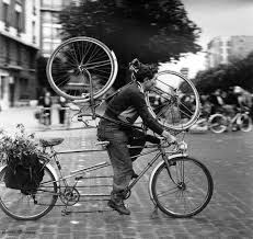 Porte D Orleans Paris 1953 Robert Doisneau Doisneau Met His Wife Pierrette Chaumaison When She Was Cycling Through The Robert Doisneau Old Photography Photo