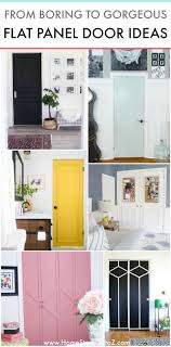 Diy network shows step by step how to create a paneled wall from reclaimed doors. 16 Flat Panel Door Makeover Ideas Boring To Beautiful