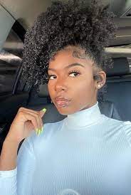 African american girls usually have curly hair, but today it does not prevent them from making an ideal ponytail hairstyle! Pinterest Kinggjj Natural Hair Styles Hair Styles Black Girl Natural Hair