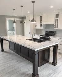 White Shaker Kitchen With Stained Birch Island Refined Cabinets Custom Cabinets Kitchen Cabinets Kitche In 2020 Kitchen Design Kitchen Remodel White Shaker Kitchen