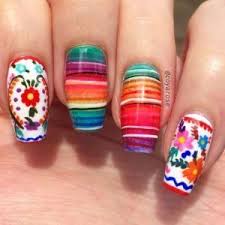 Flower Nail Designs For Spring Flower Nails Quinceanera Nails Mexican Nails Wedding Nails Design
