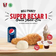Kfc Promo Beli Paket Super Besar 1 Dengan Harga Rp 41 500 Dapet Puding Atau Es Krim Gratis Hanya Berlaku Pada Hari Senin Dan Jumat Sampai 3 Es Krim Kfc Puding