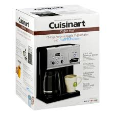 12 cup thermal carafe with decorative stainless steel handle. Cuisinart Coffee Plus 12 Cup Programmable Coffeemaker With Hot Water System S Cuisinart Filter Coffee Machines Home Garden