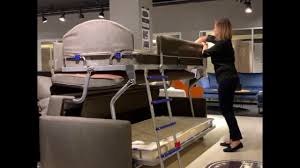 If that isn't enough function, we also added straps to keep bedding in place and a zipper compartment to hold pillows. Elevate Sofa Sleeper Bunk Bed By Luonto Furniture