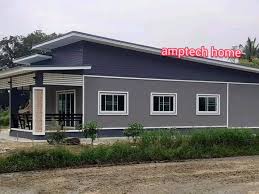 Bosan dengan suasana rumahmu saat ini ? Amptech Rumah Rumah 3 Bilik Kelabu Tua Alhamdulillah
