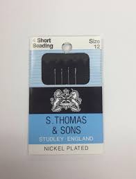 S. Thomas Beading Needles