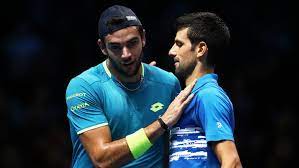Match result , tennis , roland garros, and series. Atp Finals London Berrettini Impressed By Djokovic Tennisnet Com