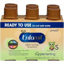 Enfamil For Supplementing For Supplementing Milk Based With Iron 8 Fl Oz Bottles Infant Formula 8 Fl Oz Instacart