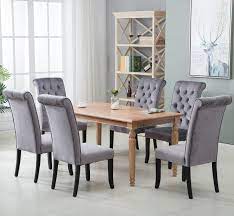 Holding the twine firmly, staple the twine to a side or top rail to hold the button deep in place. Button Back Dining Chairs Off 53