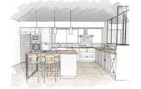 meilleur plan cuisine avec ilot central 5 cuisines et nos vues 3d d co plan cuisine ilot plan cuisine ilots central cuisine