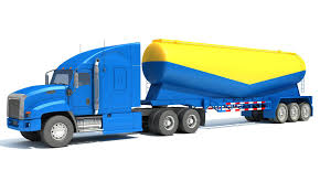 Truck With Tanker Trailer In 2020 Trucks Trailer Lorry