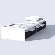 Top bettwasche ikea bettwasche und bett. Ikea Odda Bed 3d Object Free Artlantis Objects Download