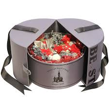 round gift box creative flower gift box round gift boxes box packaging flower gift