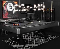 Jaxxon Pool Table Rack From Z Gallerie Sala De Billar Sala De Cine En Casa Mesa De Billar