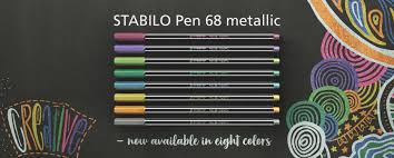 Coloring Felt Tip Pens Stabilo Pen 68 Metallic Www Stabilo Com