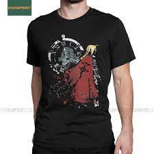 Later on she pulls up her shirt to show mustang, her arms. Fullmetal Alchemist T Shirt Manner Baumwolle Vintage T Shirt Elric Edward Bruderschaft Anime Fma Manga Tees Kurzarm Tops Plus Grosse T Shirts Aliexpress