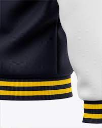 Download Men S Varsity Jacket Mockup Back Half Side View In Apparel Mockups On Yellow Images Object Mockups