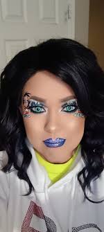 Wearing new colorful hoodie