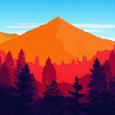 Artstation Firewatch Wallpaper Study Morning Color Scheme Vinz Pascua